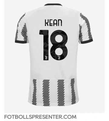 Juventus Moise Kean #18 Hemma Matchtröja 2022-23 Kortärmad